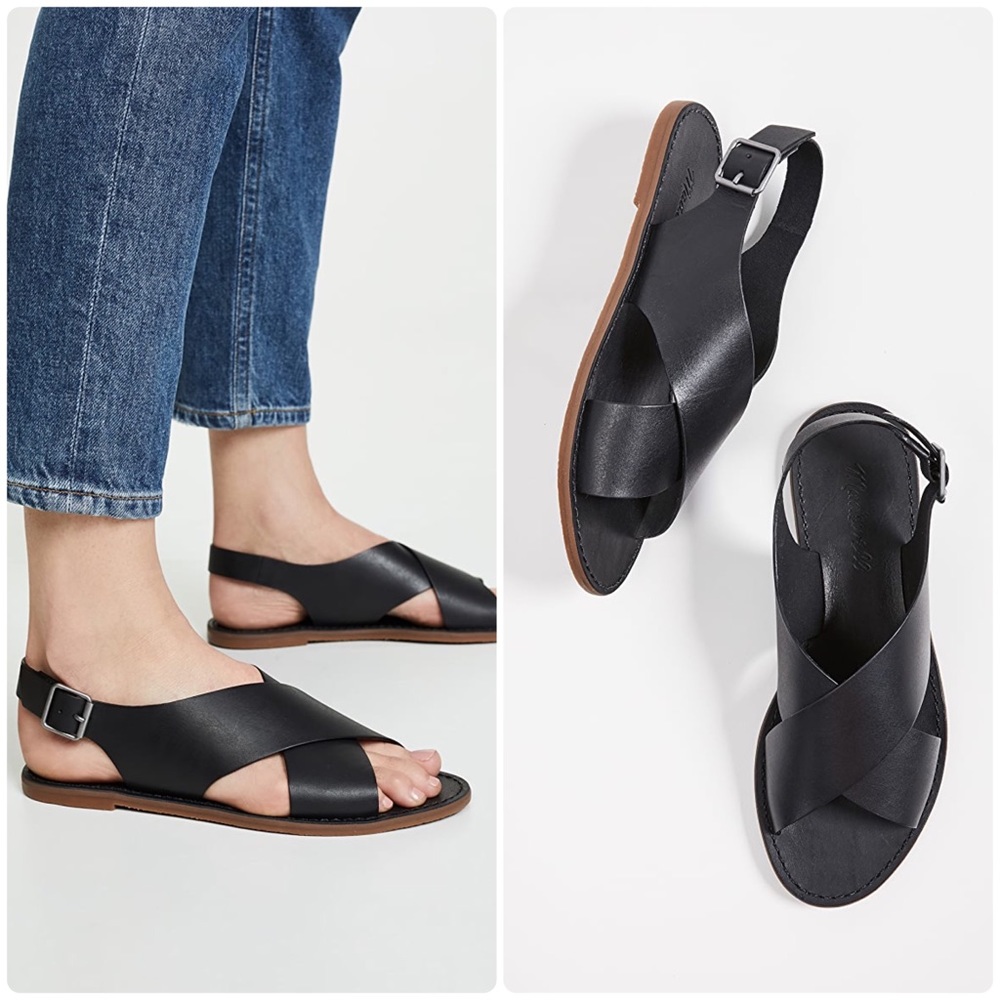Madewell Boardwalk Crossover Sandals